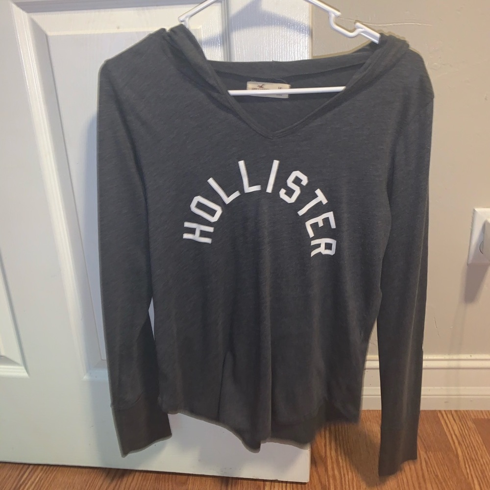 A long-sleeve hollister shirt